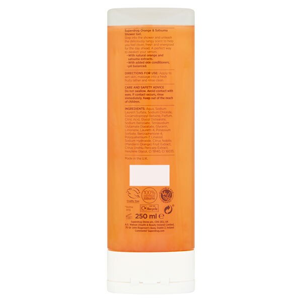 Fruity Orange & Satsuma Shower Gel 250ml GOODS Superdrug   