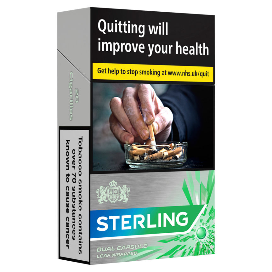 Sterling Dual Capsule Leaf Wrapped 20 Standard