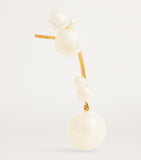 Sophie Bille Brahe yellow gold pearl single earring, UK version