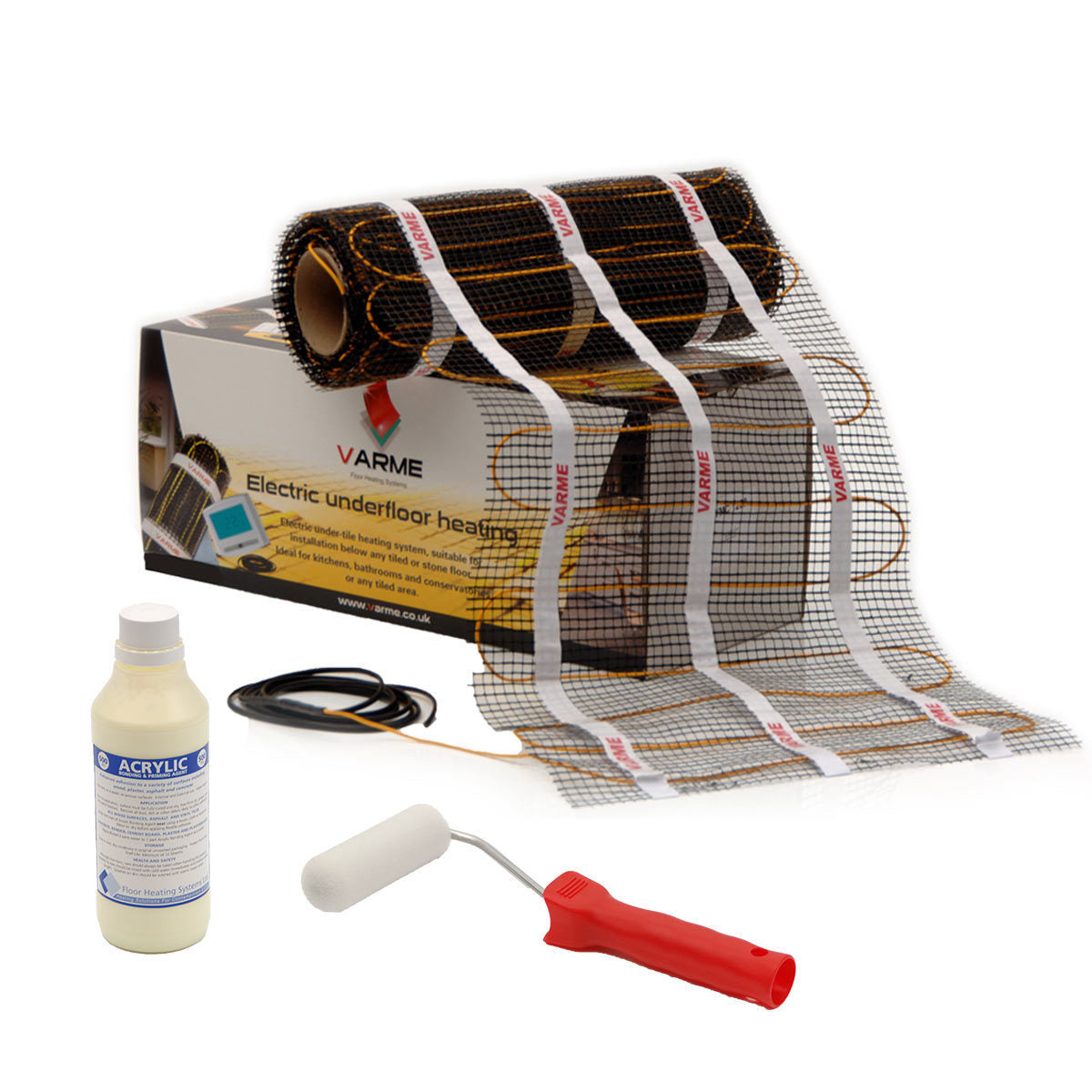 Varme electric underfloor heating mat 8m², UK version