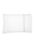 Pratesi embroidered standard pillowcase 50x90cm, imported from the UK