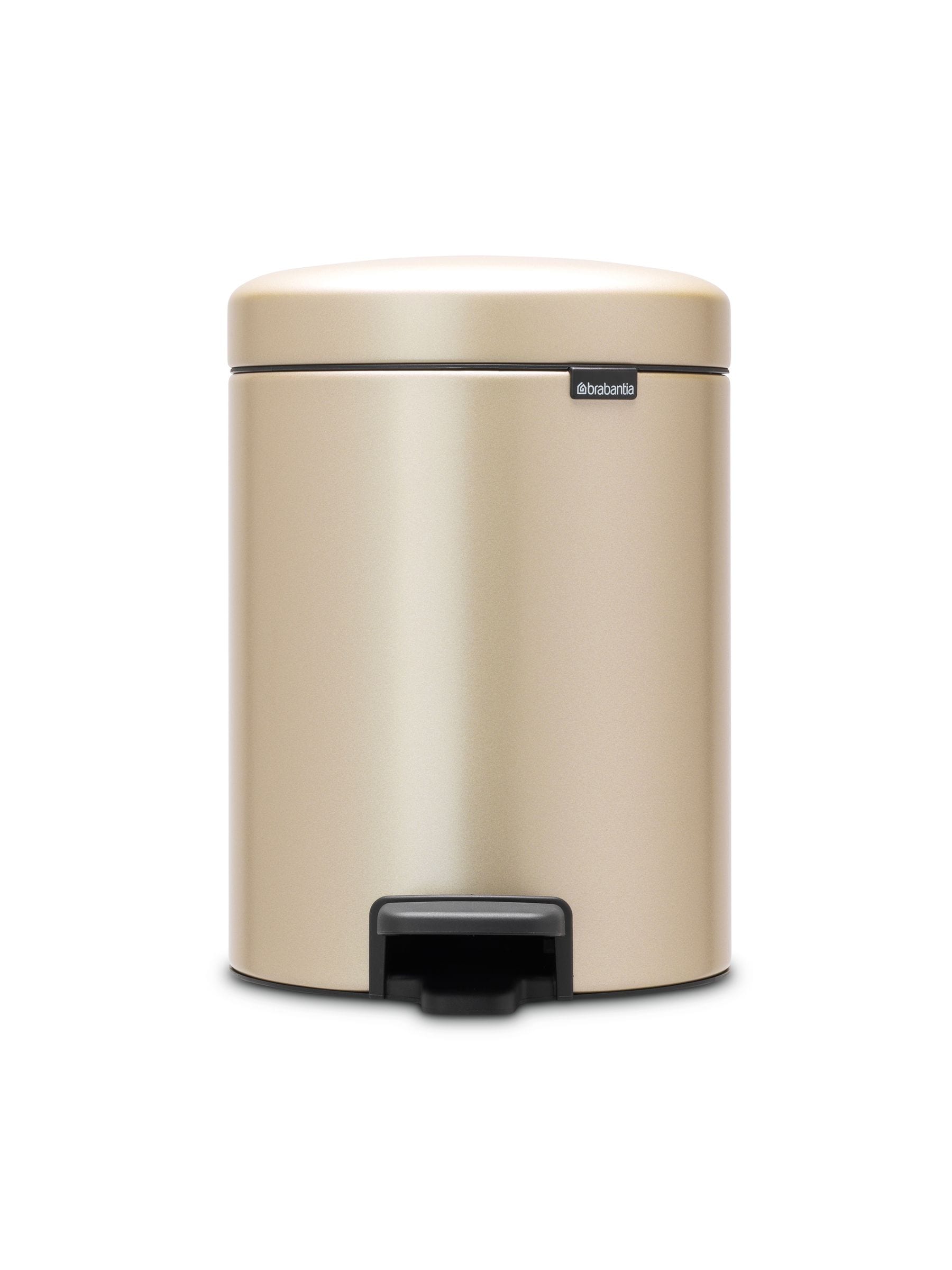 Brabantia Champagne NewIcon 5L Pedal Bin
