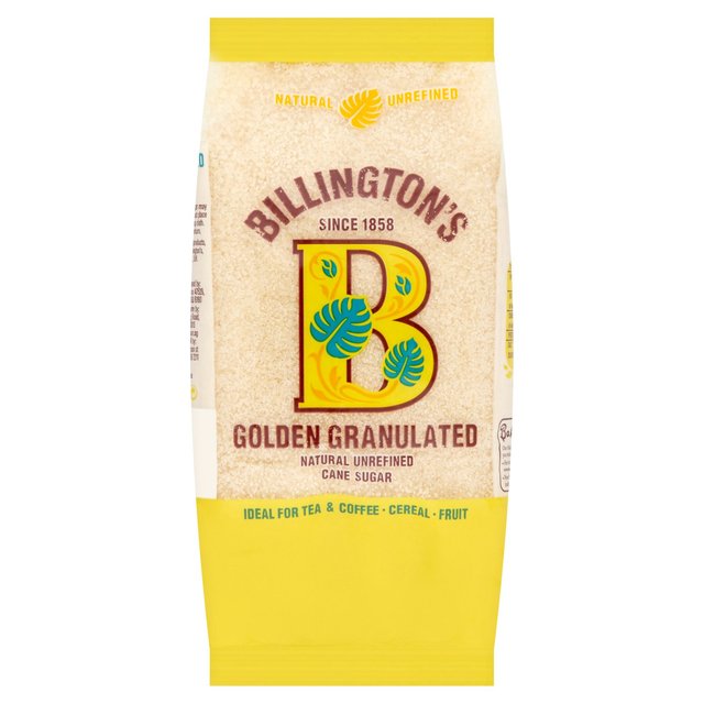 Billington's Organic Unrefined Natural Granulated Cane Sugar   500g GOODS M&S   