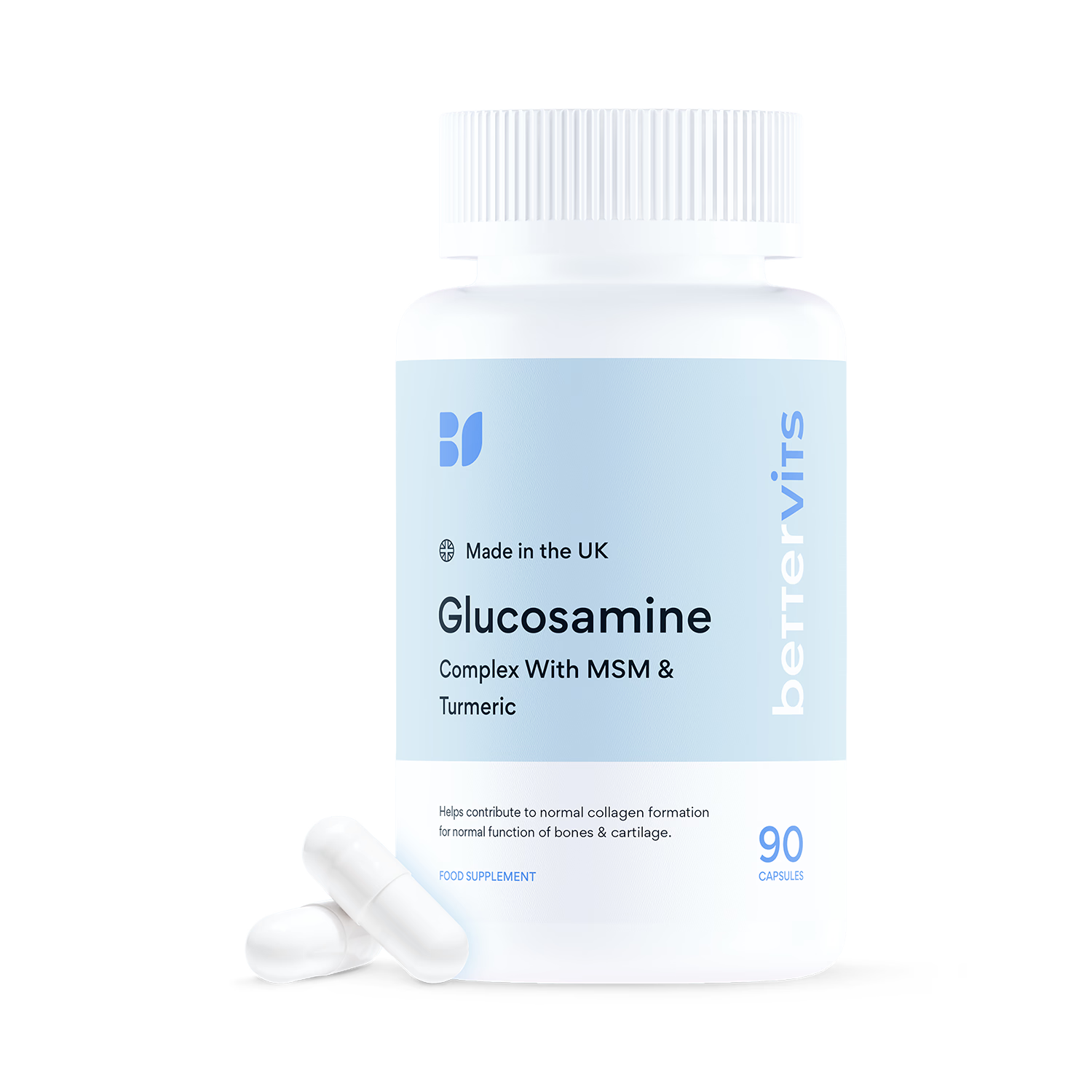 Bettervits Glucosamine Complex 90 capsules, imported from the UK
