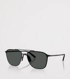 Giorgio Armani metal aviator sunglasses with matte finish (British brand)