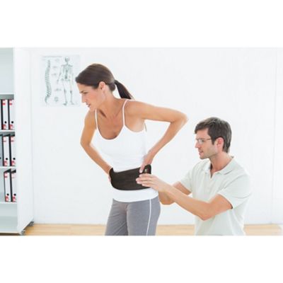 ThermoDR microwaveable body wrap with elasticated strap, UK version