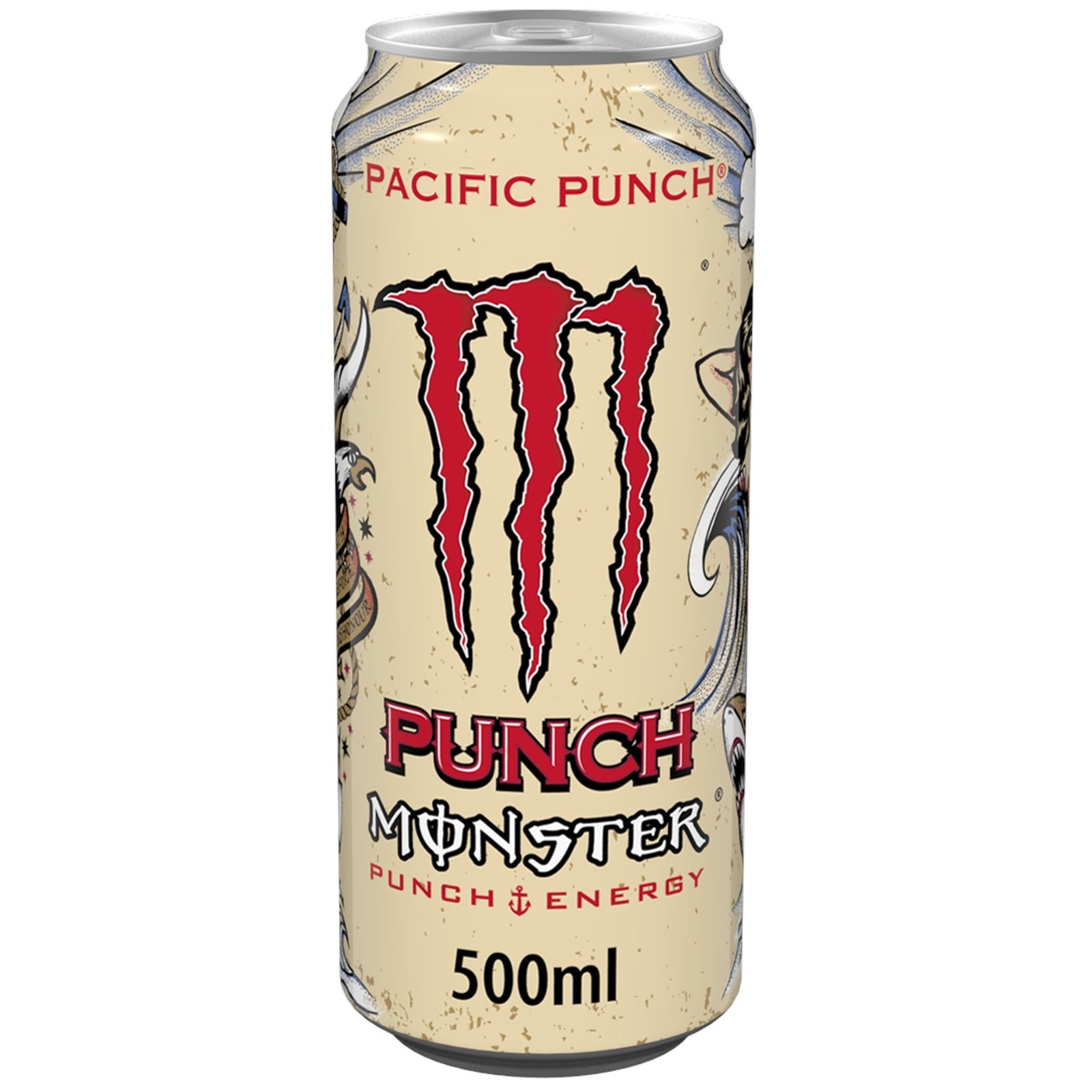 Monster Pacific Punch 12 x 500ml cans imported from the UK