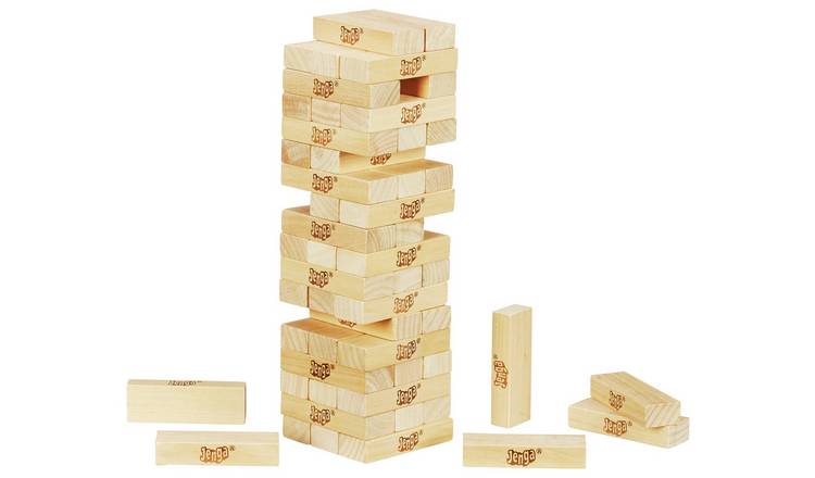 Hasbro Gaming Jenga Original board game stacking blocks - British product