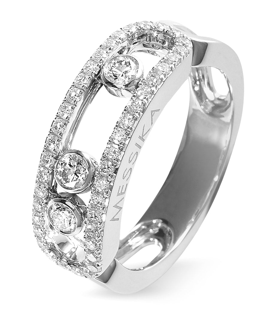 Messika Move Classique diamond ring 0.55ct white gold (British brand)