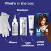 Schwarzkopf LIVE brown permanent hair dye box - British product