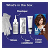 Schwarzkopf LIVE brown permanent hair dye box - British product