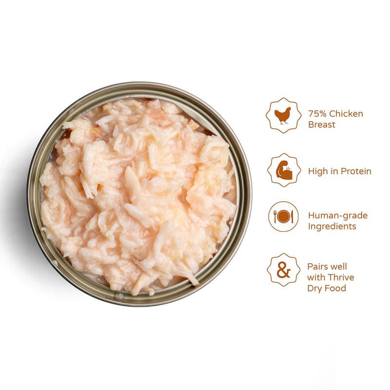 Thrive Chicken Breast & Turkey Wet Cat Food 75g (British brand)