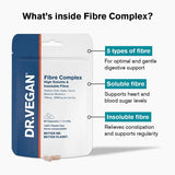DR.VEGAN Fibre Complex supplement 60 capsules (British brand)