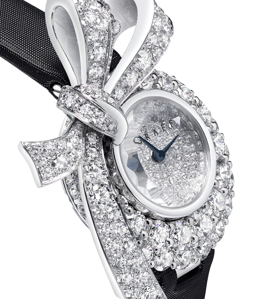 Graff white gold diamond Tilda's Bow watch 22.5mm - British product