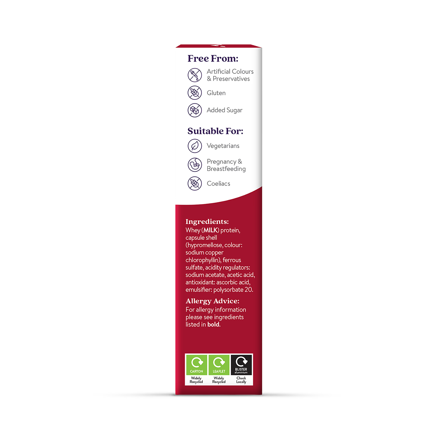 Active Iron Advance 25mg 30 Capsules - British product