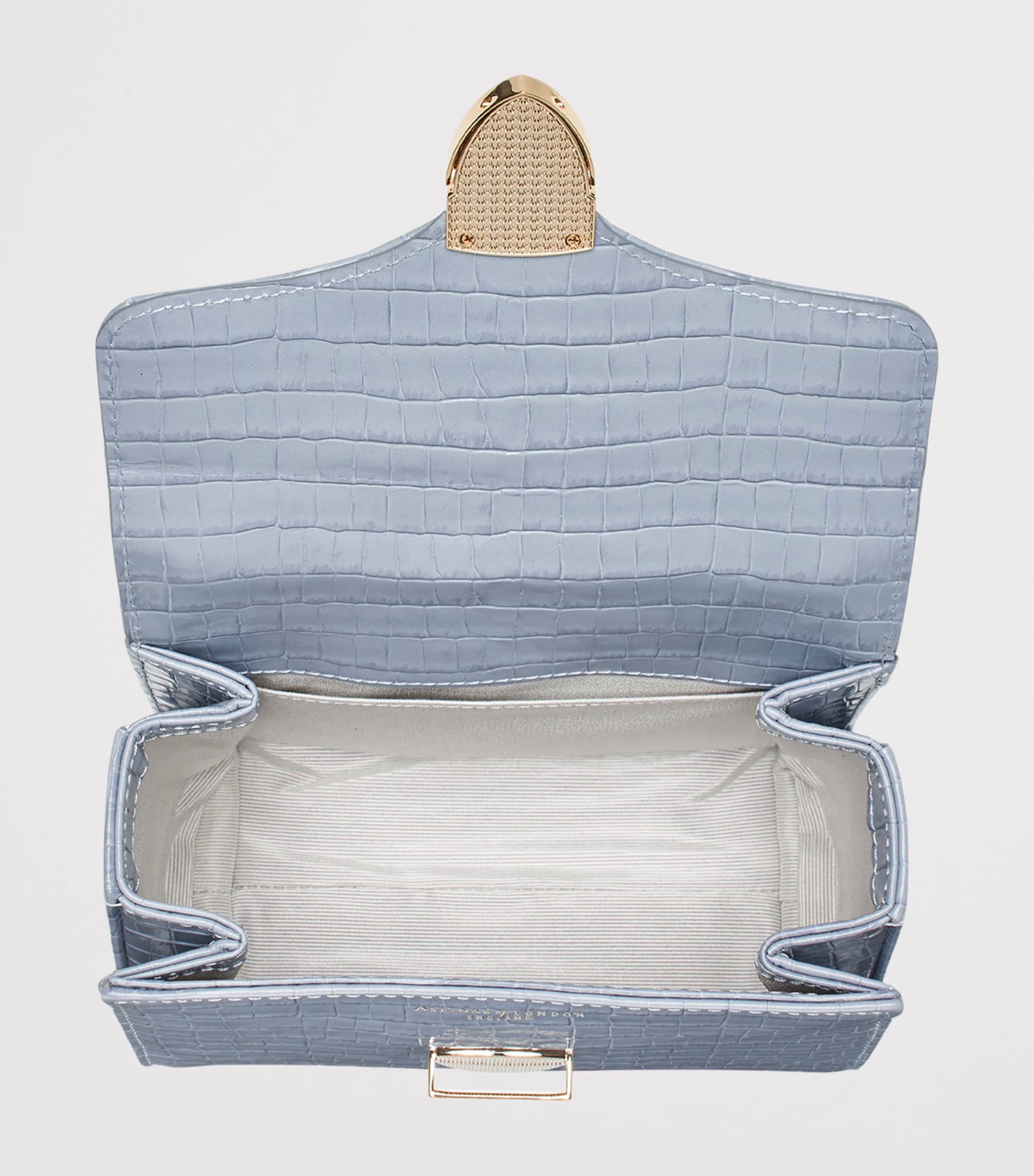 Aspinal of London mini Mayfair top-handle bag imported from the UK