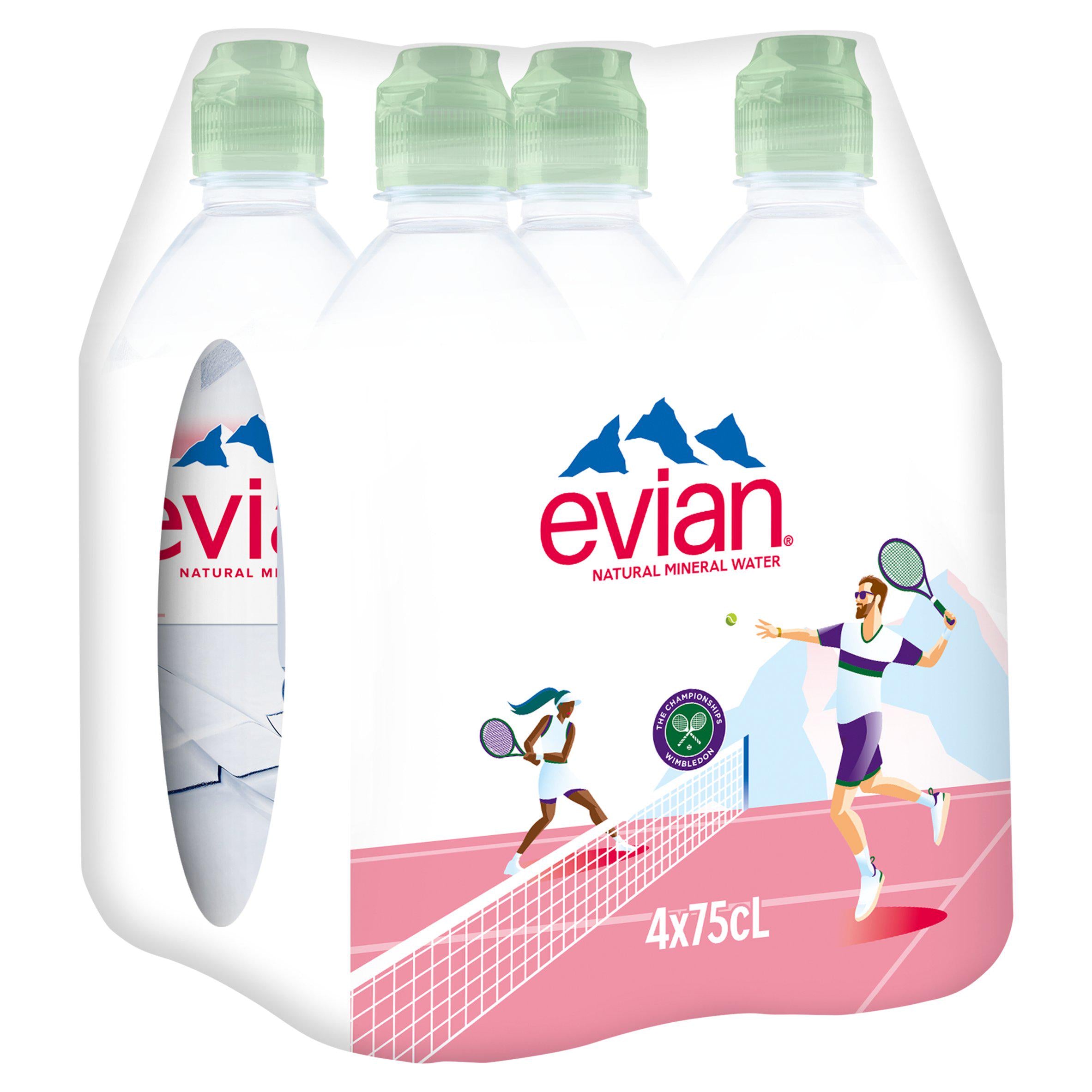 Evian Natural Bottled Mineral Still Water 4x750ml All Sainsburys   