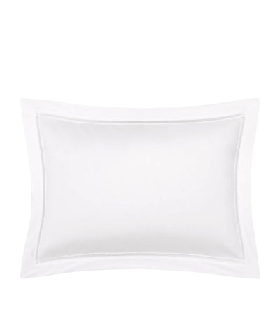 Harrods Yves Delorme Colisée Blanc King Oxford Pillowcase (54cm x 94cm)- Buy online at McGrocer