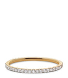 Monica Vinader Diamond Essentials ring 14kt gold, imported from the UK