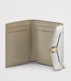 Bvlgari Serpenti Forever compact metallic calfskin wallet, UK version