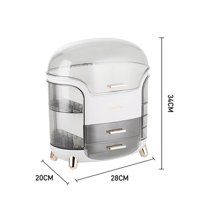 Superdrug Livingandhome Makeup Storage Box Organizer White- Buy online at McGrocer