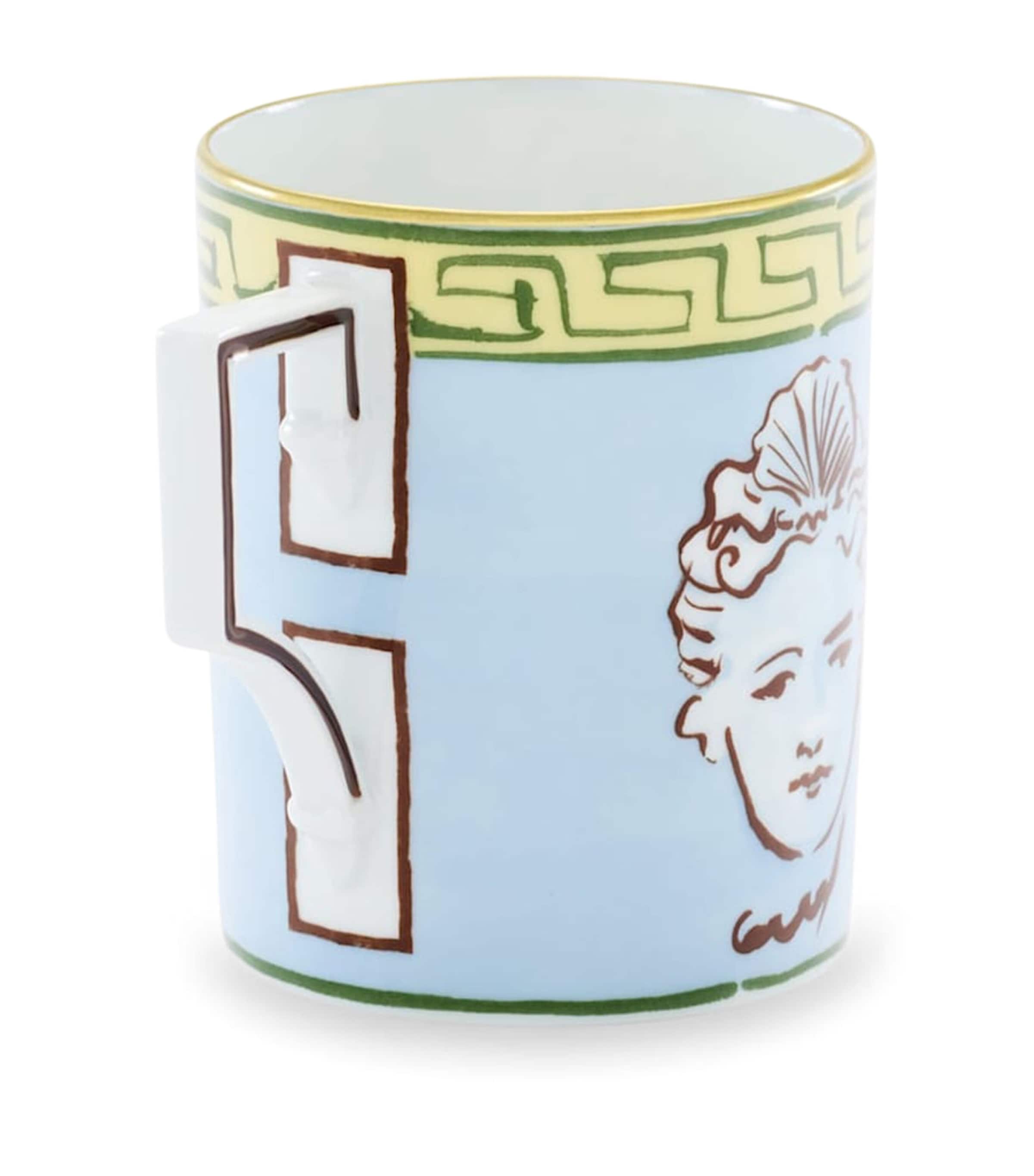 GINORI 1735 porcelain mug Il Viaggio di Nettuno, UK version