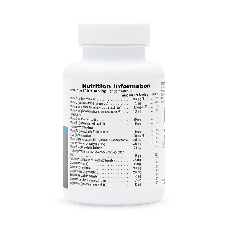 His Journey men's once daily multivitamin tablet, imported from the UK