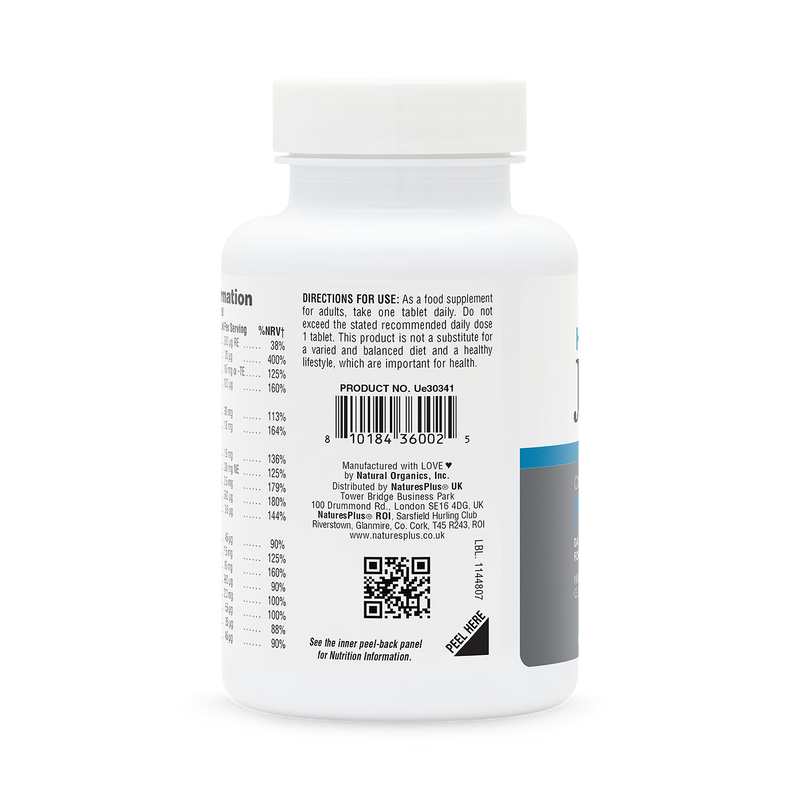 His Journey men's once daily multivitamin tablet, imported from the UK