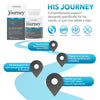 His Journey men's once daily multivitamin tablet, imported from the UK