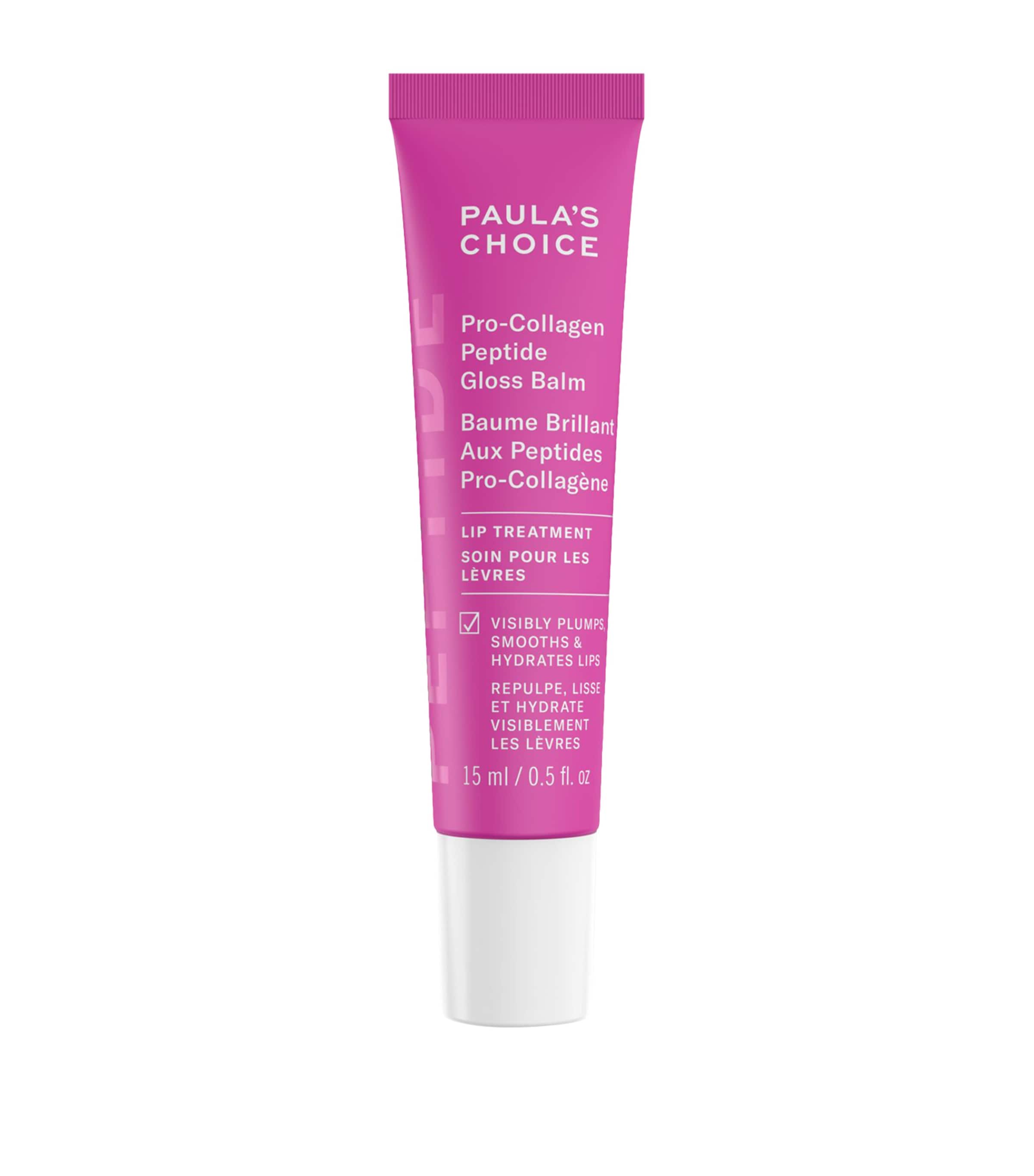 Paula's Choice Pro-Collagen Peptide Gloss Balm 15ml, imported from the UK