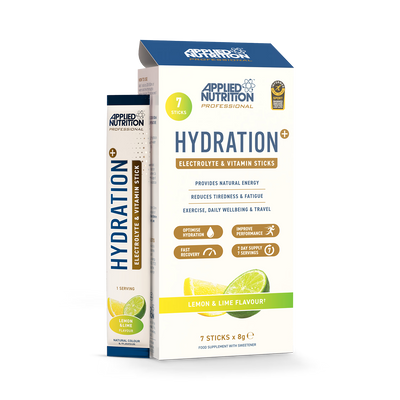 Holland & Barrett Applied Nutrition Hydration+ Sticks Lemon & Lime Electrolyte Drink Mix 7 Sachets- Buy online at McGrocer