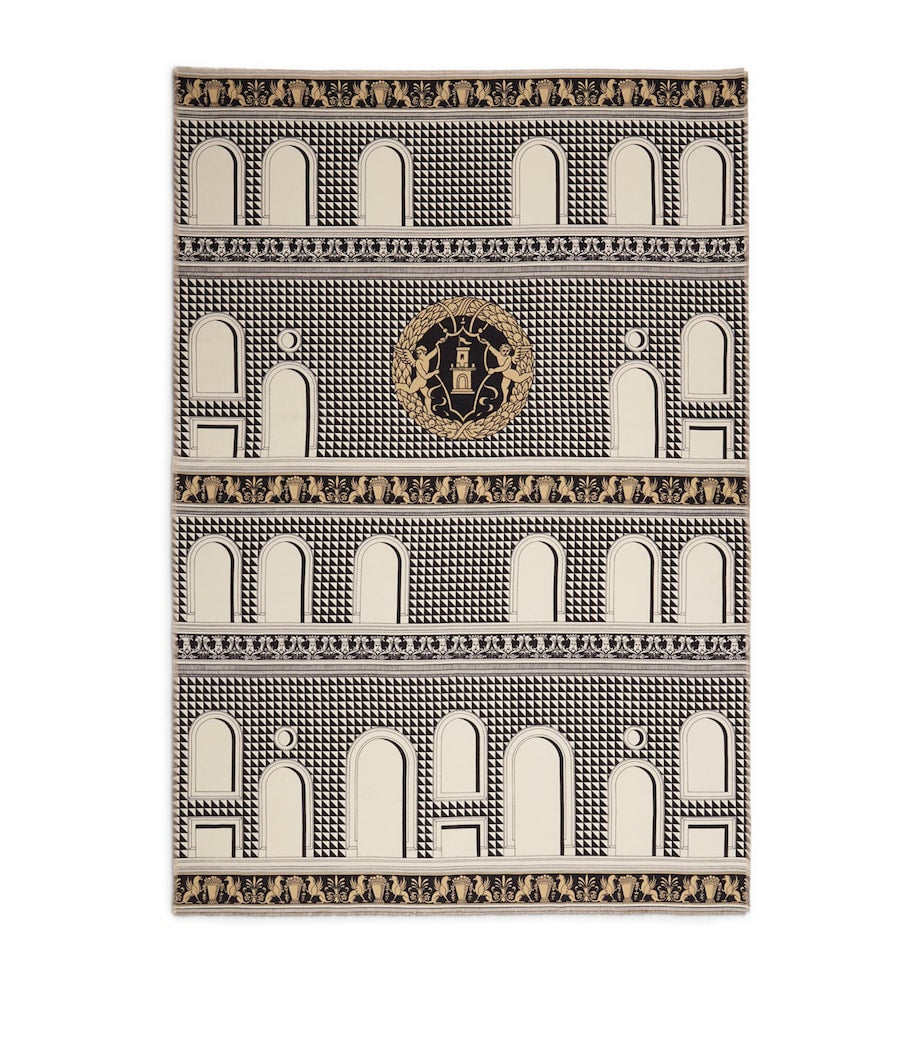 Fornasetti Plaid Facciata Throw 140cm x 200cm - British product