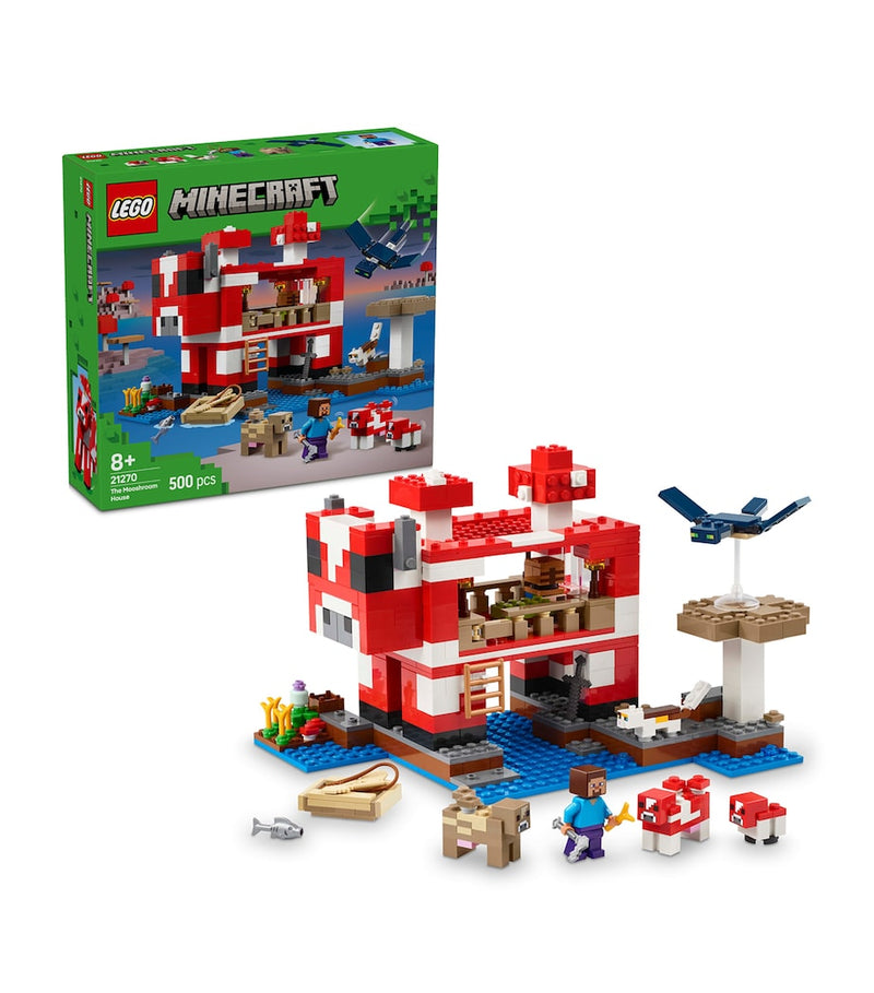 Lego Minecraft The Mooshroom House building set, UK version