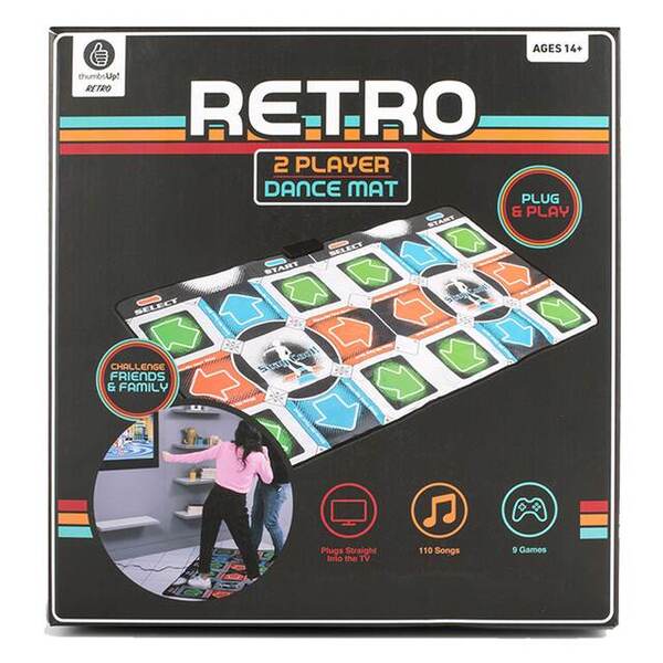 Thumbs Up Retro 2 Player Dance Mat