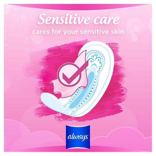 Always Sensitive Normal Ultra (Size 1) Sanitary Towels x16 GOODS Superdrug   