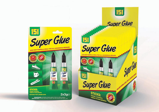 151 2X3G Super Glue DIY ASDA   