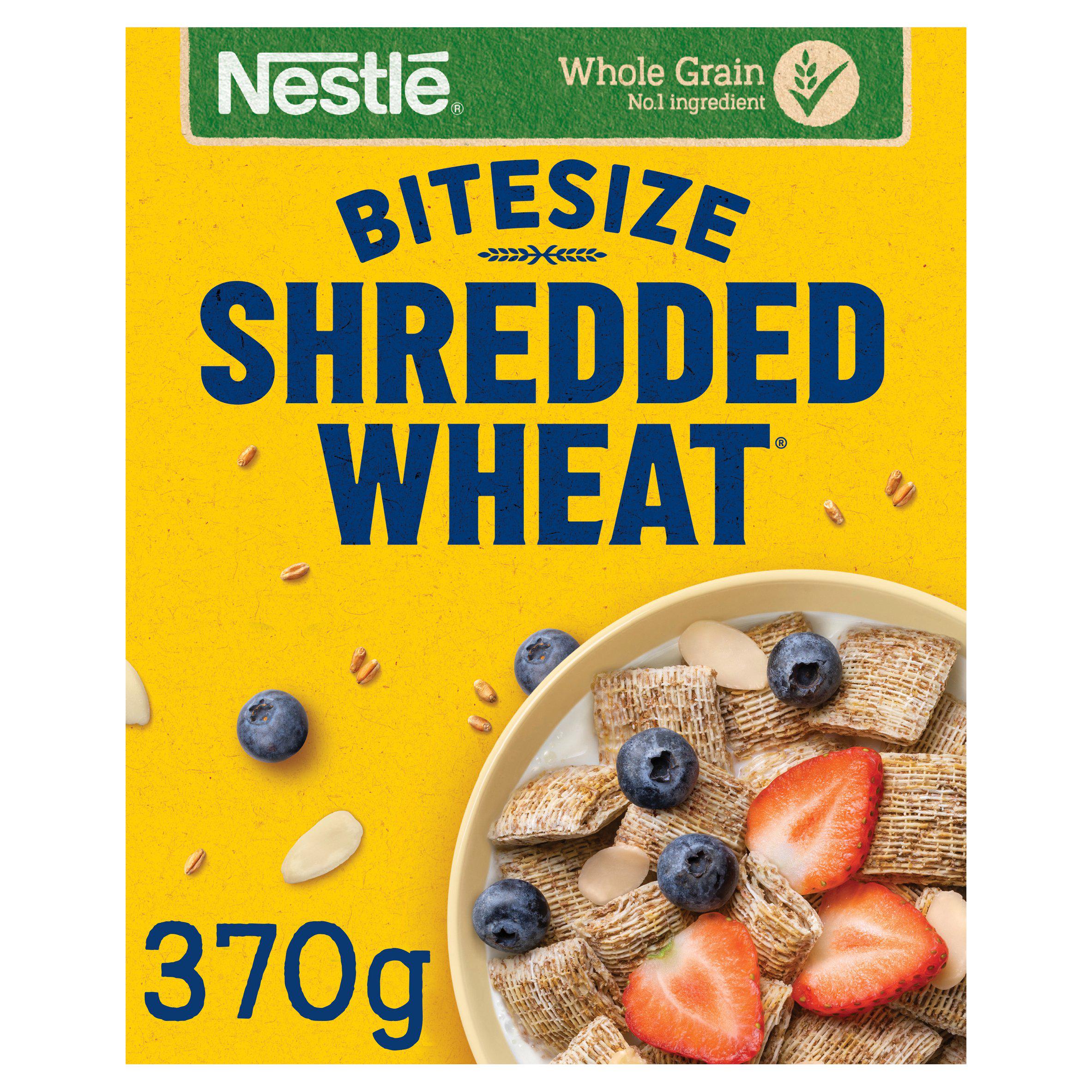 Shredded Wheat Bitesize 370g cereals Sainsburys   