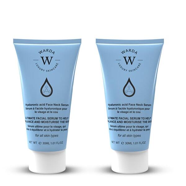 WARDA Hyaluronic acid Face Neck Serum 30ml x 2