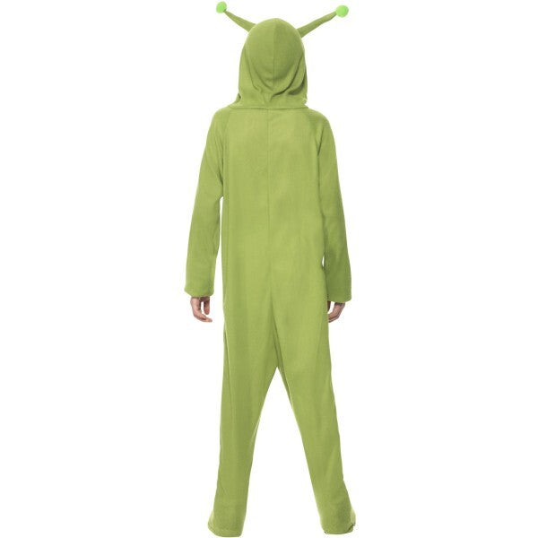 Smiffys kids green alien costume (British brand)