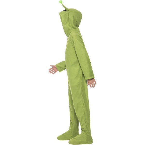 Smiffys kids green alien costume (British brand)