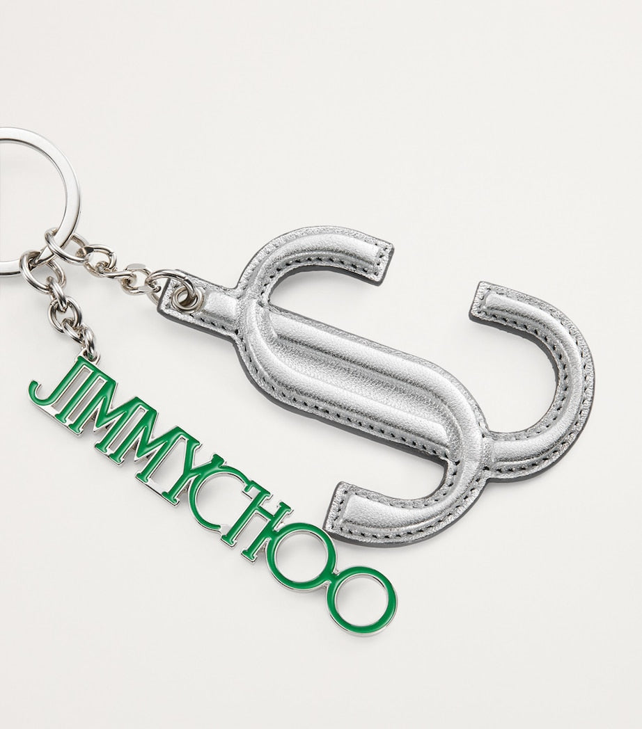 Jimmy Choo logo bag charm, imported from the UK