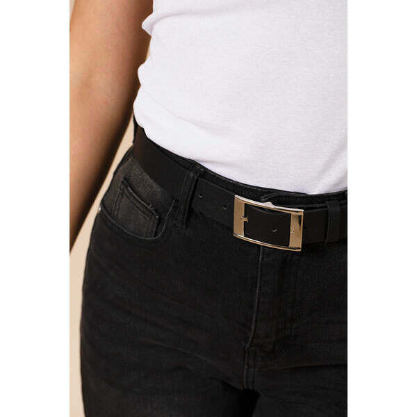 SVNX black belt with silver square buckle 103cm, UK version