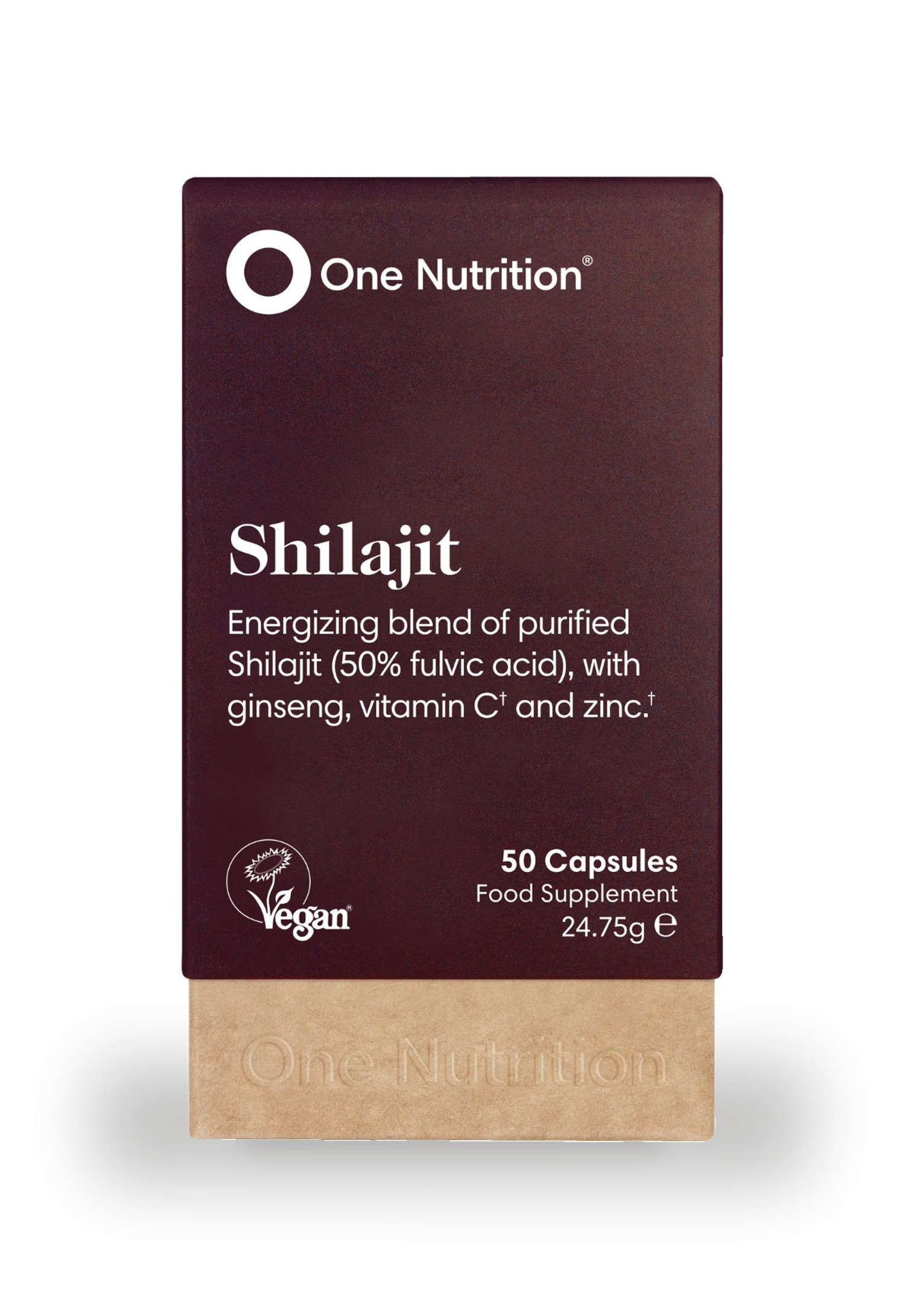 One Nutrition Shilajit capsules 50 capsules - British product