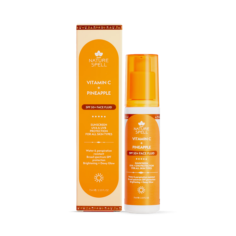 Nature Spell Vitamin C Pineapple Face Fluid 75ml, UK version