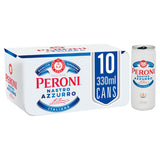 Peroni Nastro Azzurro Lager Beer Can 10 GOODS ASDA   