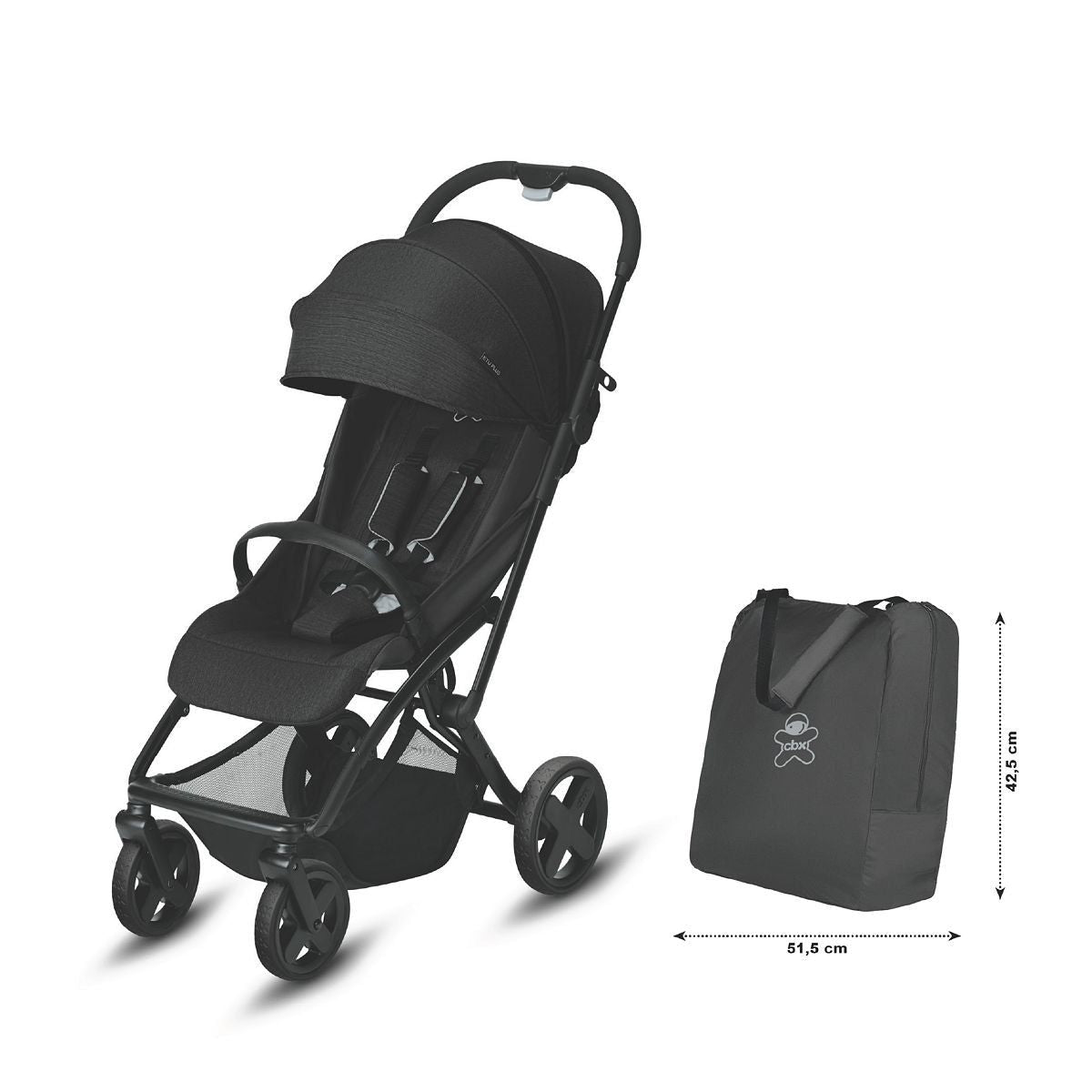 CBX Etu Plus Pushchair - Smokey Anthracite 2019 GOODS Boots   