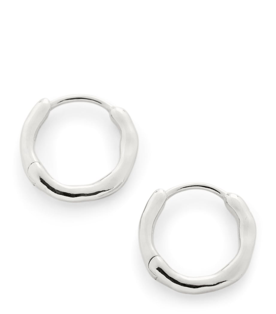 Monica Vinader MV Siren huggie earrings in sterling silver - British product