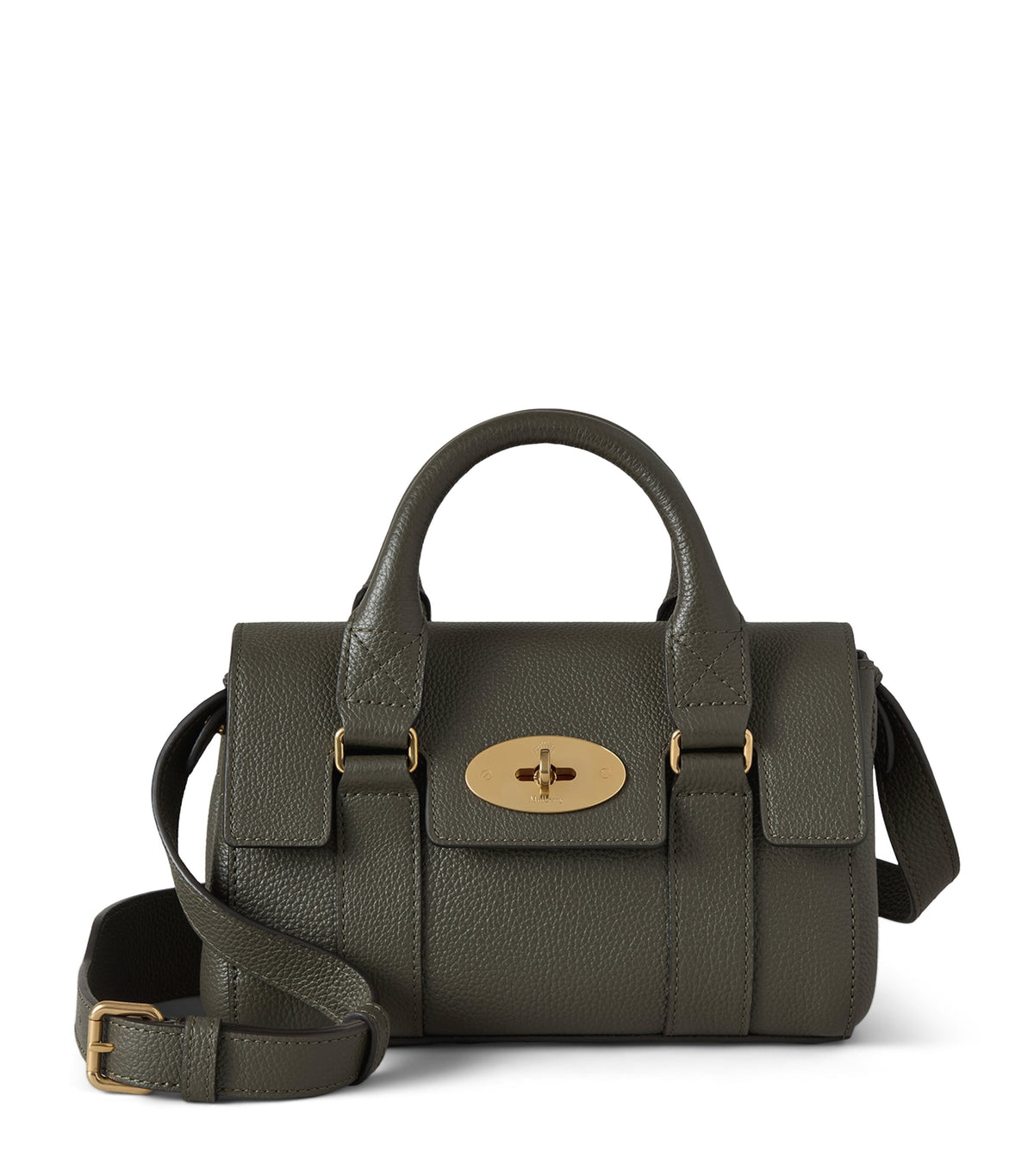 Mulberry mini leather Bayswater top-handle bag - British product
