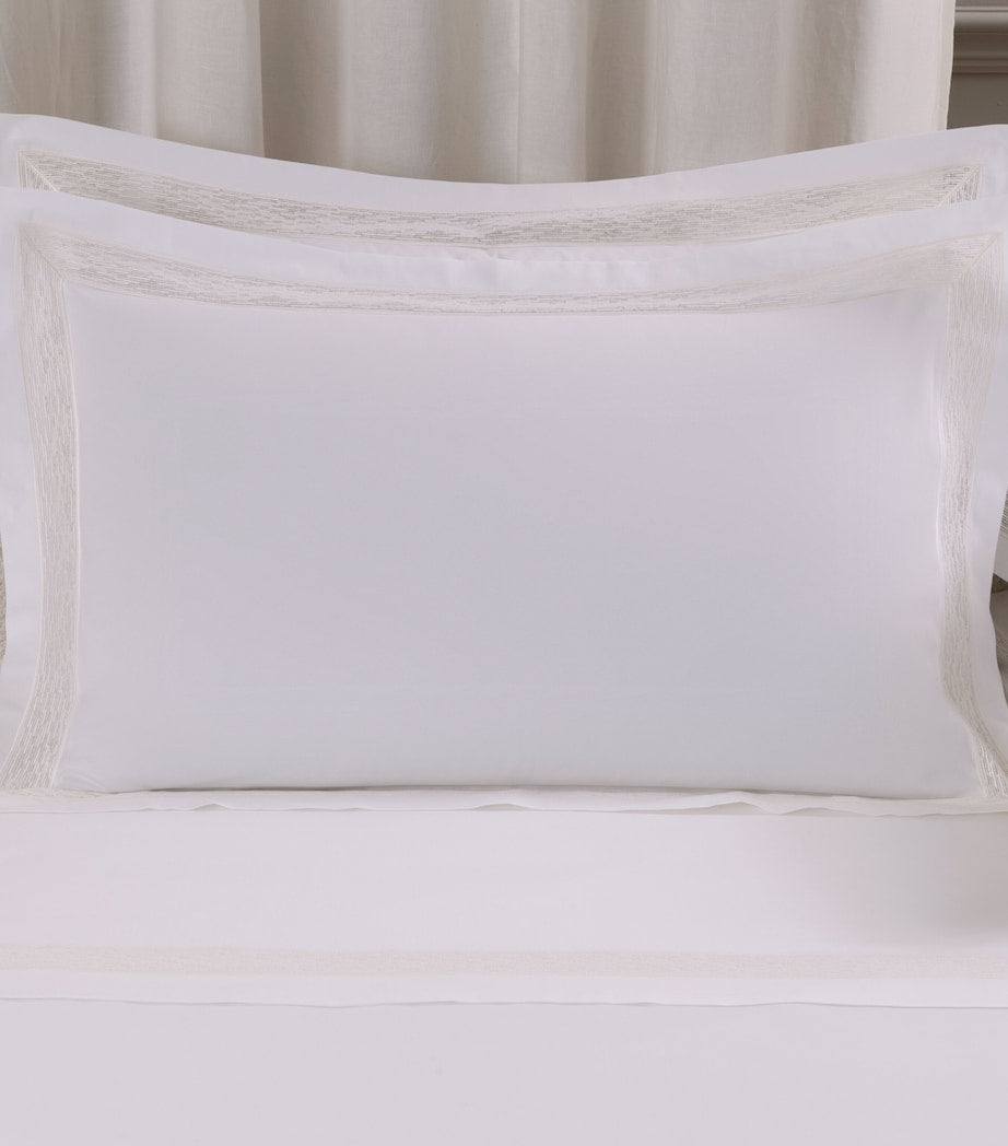 Frette cotton sateen pillowcase 51x71cm, imported from the UK