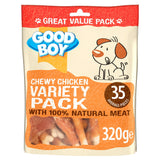 Good Boy Pawsley & Co Chewy Chicken Variety Pack Dog Treats 320g Dog and Puppy Treats Sainsburys   